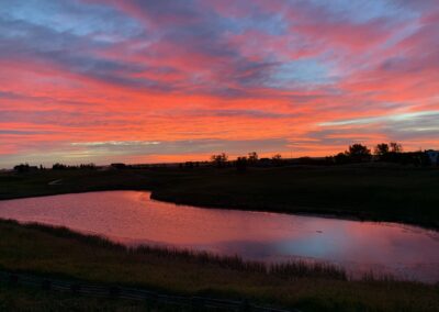 Muirfield Golf - A beautiful sunset